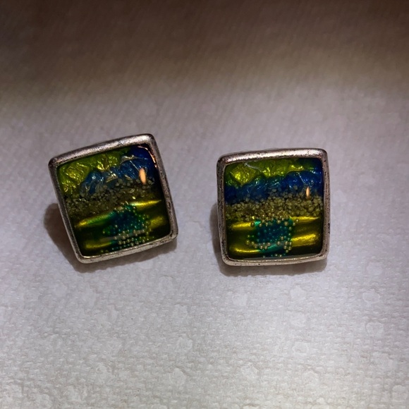 Glass Landscape Earrings - Picture 4 of 5